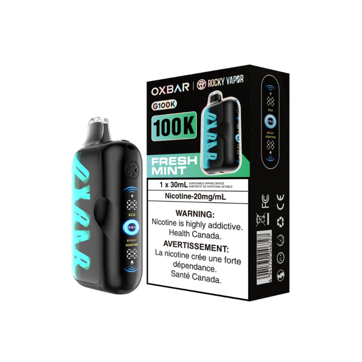 Oxbar 100k – Fresh Mint
