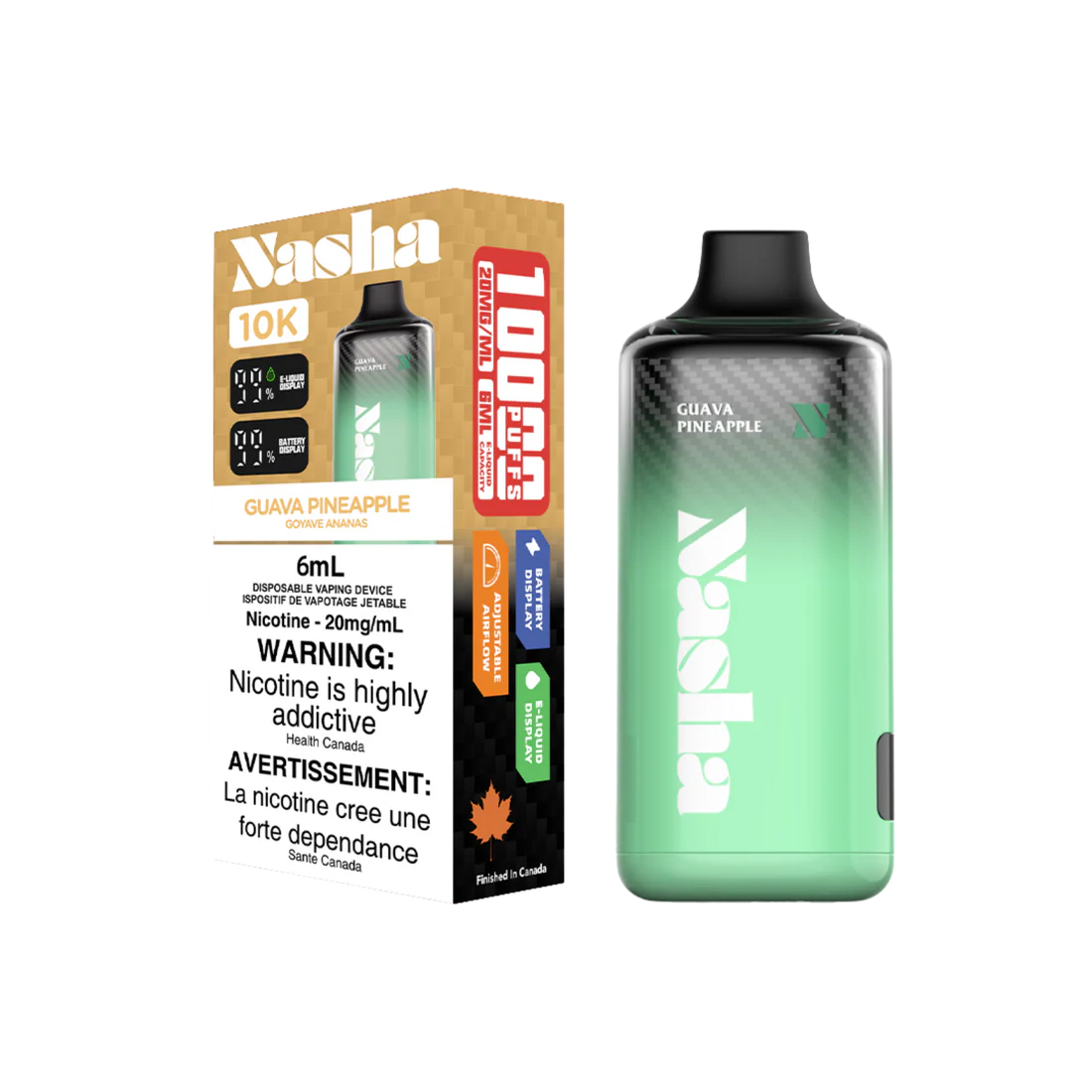Nasha 10K – Guava Pineapple