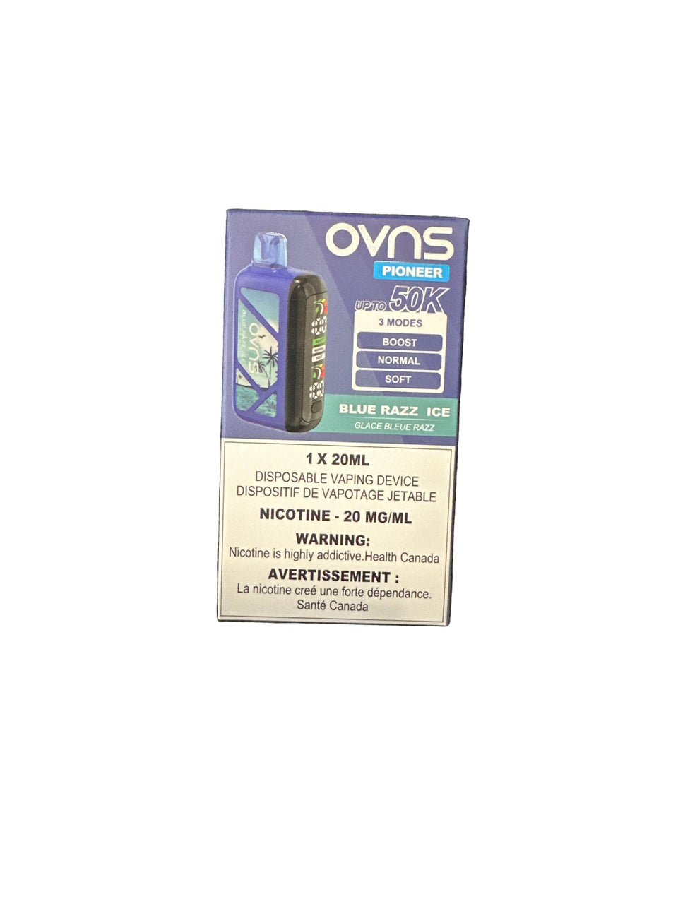 OVNS 50K – Blue Razz Ice