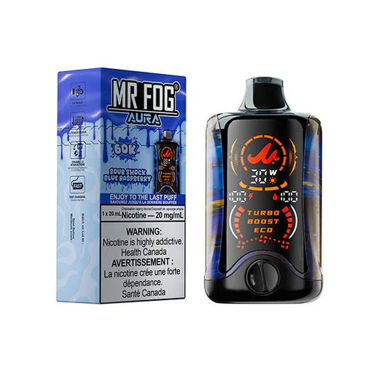 Mr. Fog Aura 60K – Sour Shock Raspberry