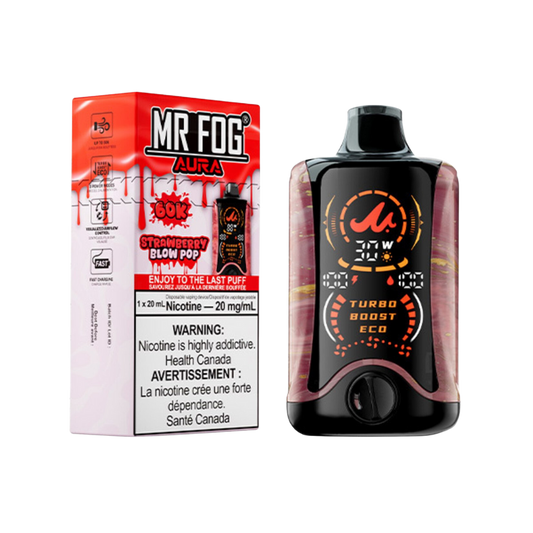 Mr. Fog Aura 60K – Strawberry Blow Pop