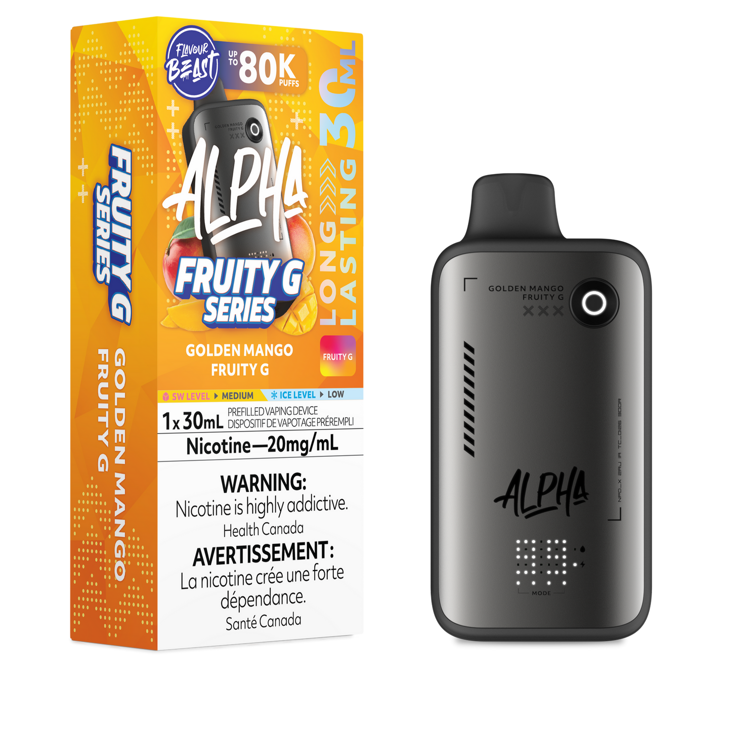 Flavour Beast Alpha 80K – Golden Mango Fruity G