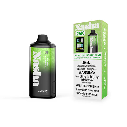 Nasha 25K – Guava kiwi Passionfruit