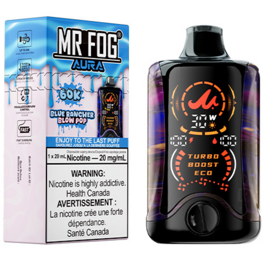 Mr. Fog Aura 60K – Blue Rancher Blow Pop