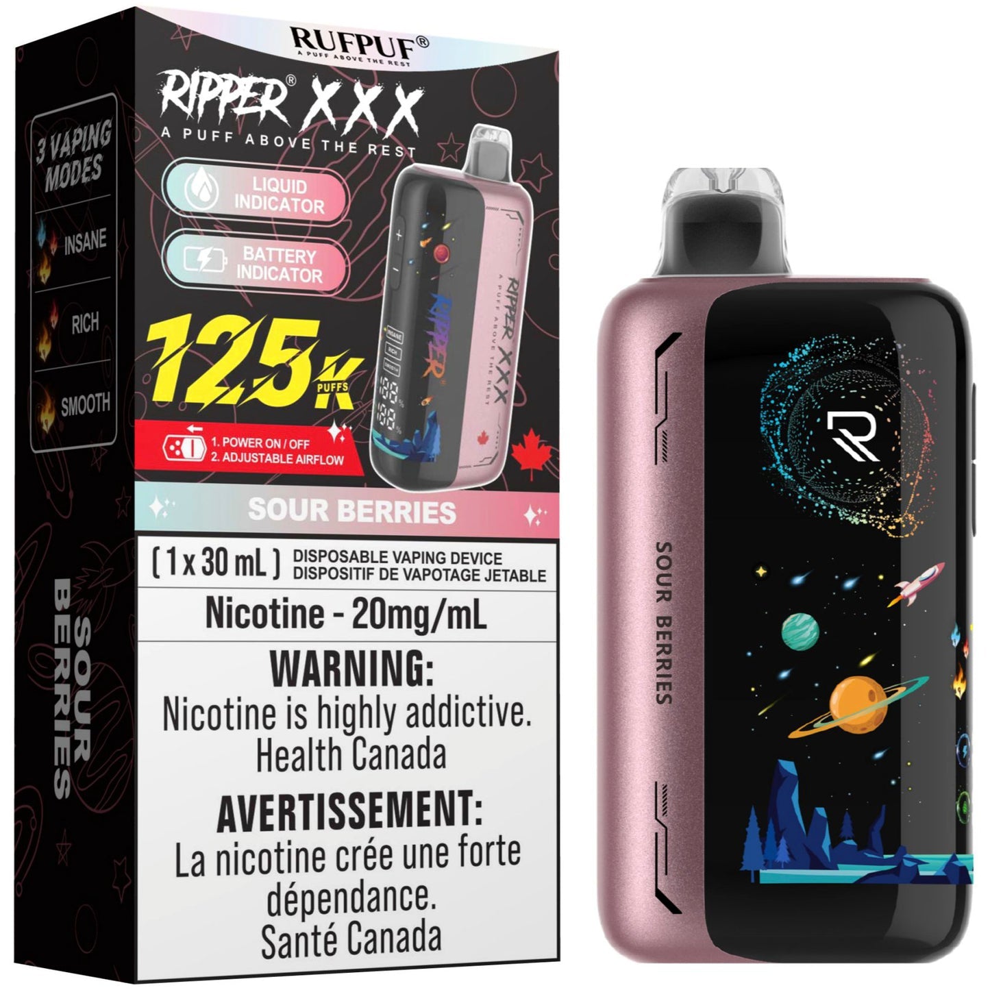 RIPPER XXX 125k  — Sour Berries