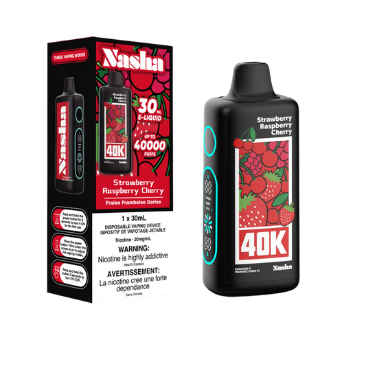 Nasha 40K – Strawberry Raspberry Cherry