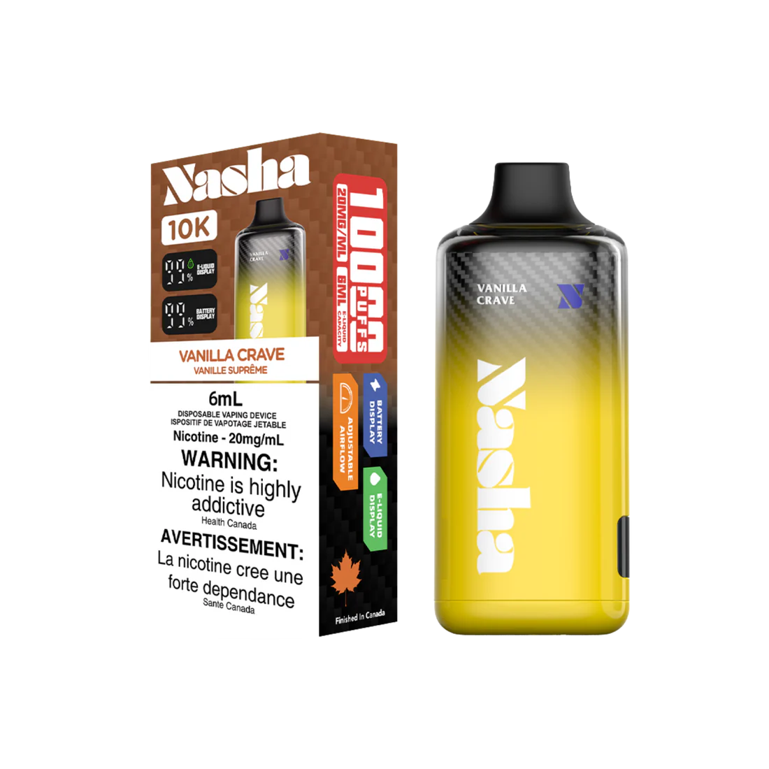 Nasha 10K – Vanilla Crave