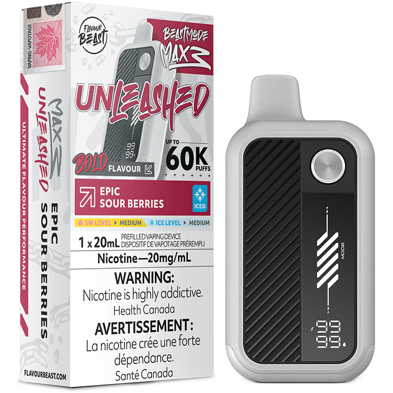Flavour Beast Unleashed 60K – Sour Berries