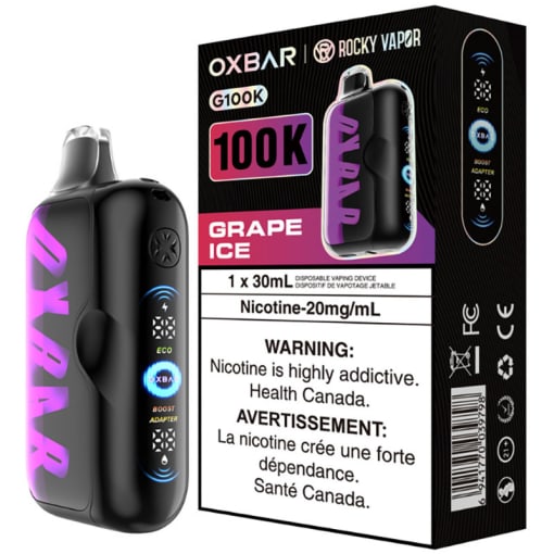 Oxbar 100k – Grape Ice